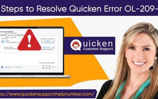 Resolve Quicken Error OL-209-b in 3 Steps | Quicken Support