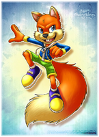 - Conker the Squirrel - by MoonyWings on DeviantArt