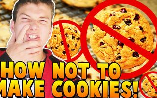 COOKIE BAKE OFF CHALLENGE! (How Not To Make Cookies!)