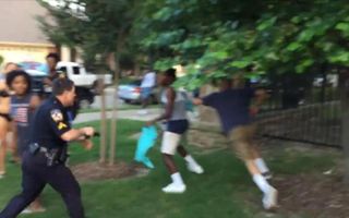 Raw Footage: Texas Cop Draws Gun on Pool-Party Teens