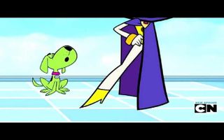 Teen Titans Go! - Legs Clip: Raven (as Lady Legasus) Saves Beast Boy, Starfire, & Robin