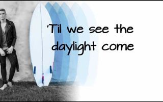 Surfboard - Cody Simpson + Lyrics on screen