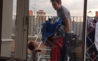 WATCH: Father Tries to Reason With His Baby Son | First to Know