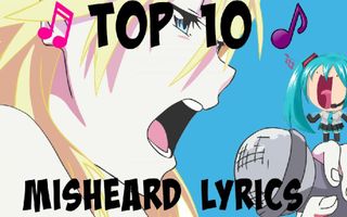 Top 10 Misheard Anime Opening Lyrics (60 FPS)