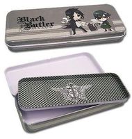 NEW Black Butler Sebastian Ciel TIN Pencil Case BY GE Animation | eBay