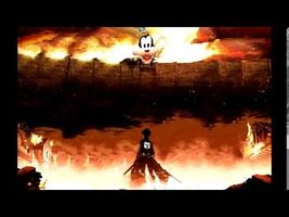 Goofy sings the Attack on Titan Opening