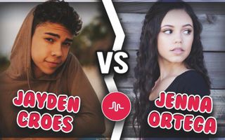 COMEDY BATTLE - Jayden Croes VS Jenna Ortega - March 2017 Musical.ly Compilation | Musical.ly Stars