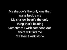 Green Day -Boulevard of Broken Dreams lyrics