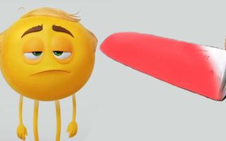 The emoji movie trailer but after every bad joke a GLOWING 1000 DEGREE KNIFE cuts something