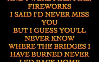 Fourth Of July - Fall Out Boy Lyrics