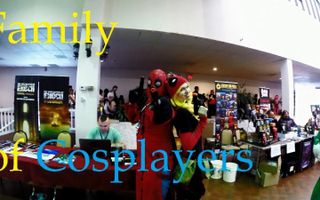 Family of Cosplayers