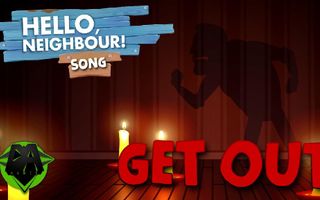 HELLO NEIGHBOR SONG (GET OUT) LYRIC VIDEO - DAGames