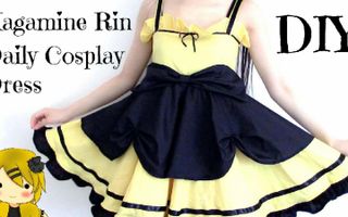 DIY Kagamine Rin Daughter of Evil Inspired Daily Cosplay Dress