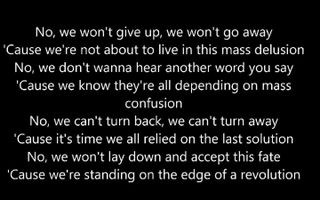 Nickelback Edge Of a Revolution [Lyrics]