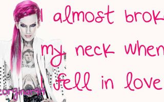 Jeffree Star-I Fell In Love For The First Time (Lyrics On Screen)