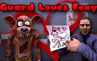 Five Nights at Freddy's| The Guard Loves Foxy| 3D Animation