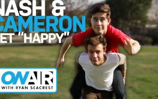 Nash Grier & Cameron Dallas Dance To "Happy" | On Air with Ryan Seacrest