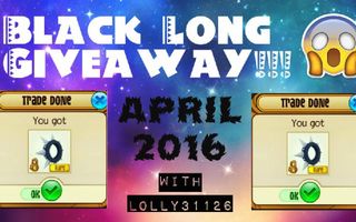 BLACK LONG GIVEAWAY - APRIL 2016 - Animal Jam