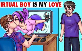 I Fell in Love with Virtual Boyfriend | My Animated Story