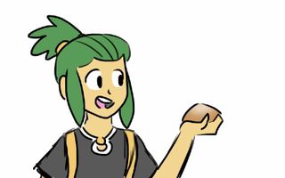 Hau Gives Gladion a Malasada