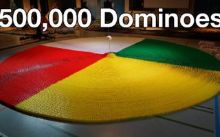 500,000 Dominoes - The Year in Domino - 3 Guinness World Records