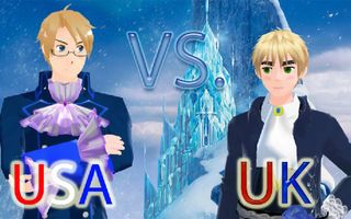 {MMD} Let It Go ~ USA vs. UK!