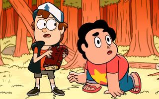 Steven Universe x Gravity Falls Crossover Part 1 | Team Teen [Parody]