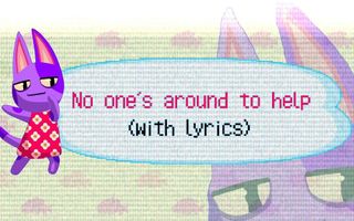 No One's Around To Help WITH LYRICS - Animal Crossing New Horizons Song / Musical