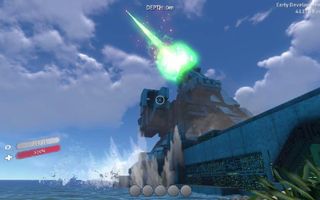 subnautica gun shoots down sunbeam