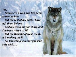 "I know I'm a Wolf" Lyrics