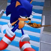 Sonic won't eat his cereal