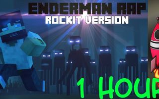 "Minecraft Enderman Rap (Rockit Version)" 1 HOUR | Rockit Gaming, Dan Bull, & Element Animation