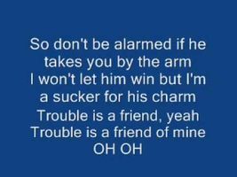 Lenka "Trouble is a Friend" (Lyrics)