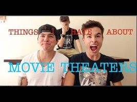 THINGS I HATE ABOUT MOVIE THEATERS! w/ Jc and Kian