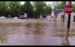 Johnston City Area floods 4K version