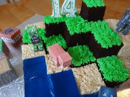 How to make a Minecraft cake - with yoyomax12