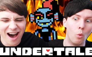 COOKING WITH UNDYNE! - Dan and Phil play: Undertale #6