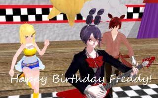 MMD FNAF Happy Birthday Freddy!