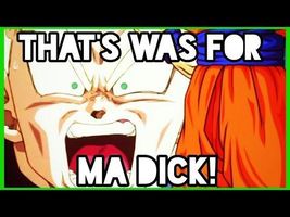 Anime Sins: Goku gets hit in the D***!