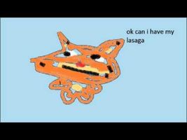 Garfielf is asks for lasaga