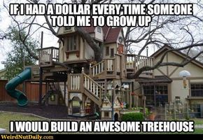 Funny Pictures @ WeirdNutDaily - Awesome Treehouse Fund