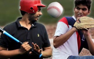 Indians Try Baseball For The First Time