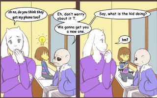 Phone Burglar [Undertale Comic]