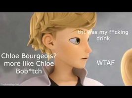 Everytime Adrien is disgusted/annoyed/mad/weirded out by Chloe in Season 1