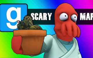 Gmod Scary Map (Not Really) Moments - Follow the Cocktus! (Garry's Mod Funny Moments)