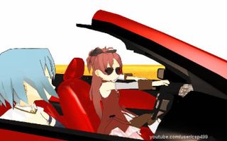 [MMD] Kyoko and Sayaka Ride Again