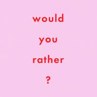 Would you rather be hungry for 3 days...or...be thirsty for 3 days?