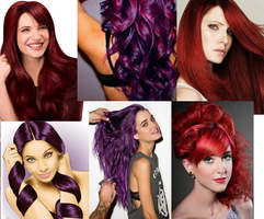 which one should I choose Well i'm either going a red head (cherry red) or dieing my hair purple which one should I go for. Bored of blonde ://// also I would appreciate if u tell me wot shade of purple or any other hair colours  thank chu if u help xx