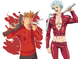 Who's Hotter? Tord from Eddsworld ( 5 foot 3 inches tall ) or  Ban from Seven Deadly Sins ( 6 foot 11 inches tall )