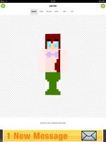 What do you think of this Minecraft skin? I made a Minecraft skin using this app. It's a skin of Princess Ariel (from the little mermaid) and it took me a long time. Please tell me what you think!